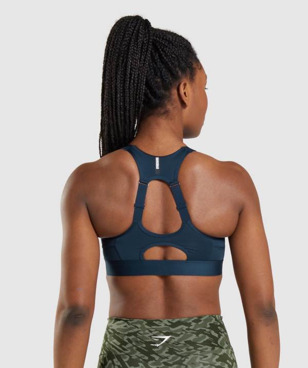 Damske Športové Podprsenky Gymshark Speed Námornícka Modrá | JH1574923
